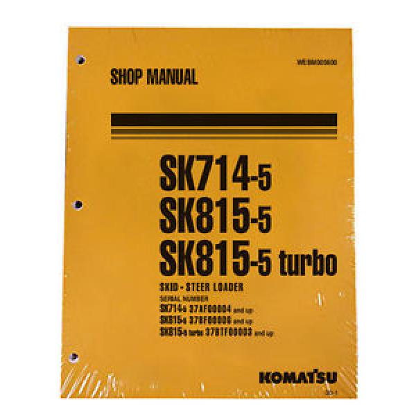 Komatsu SK714-5, SK815-5 &amp; Turbo Service Shop Manual #1 image