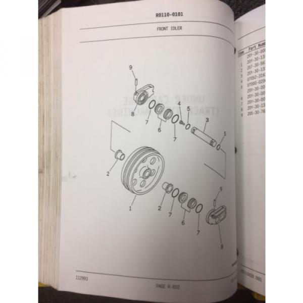 Komatsu PC200-6 Parts Manual #7 image