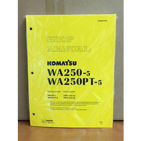 Komatsu WA250-5, WA250PT-5 Wheel Loader Shop Service Repair Manual #1 image