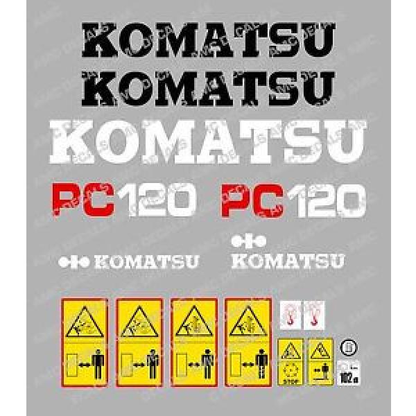 KOMATSU pc120-5 Escavatore Adesivo Decalcomania Set #1 image