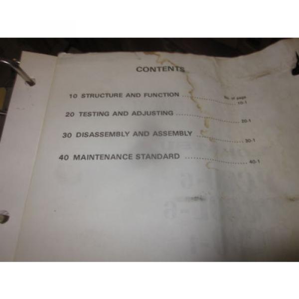 Komatsu PC60-6 PC60L-6 PC90-1 Hydraulic Excavator Service Repair Manual #2 image