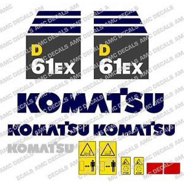 KOMATSU D61EX AUFKLEBER STICKER SET #1 image