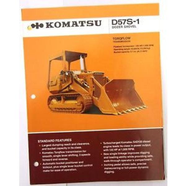 Komatsu D57S-1 Dozer Shovel Original Sales/specification Brochure #1 image