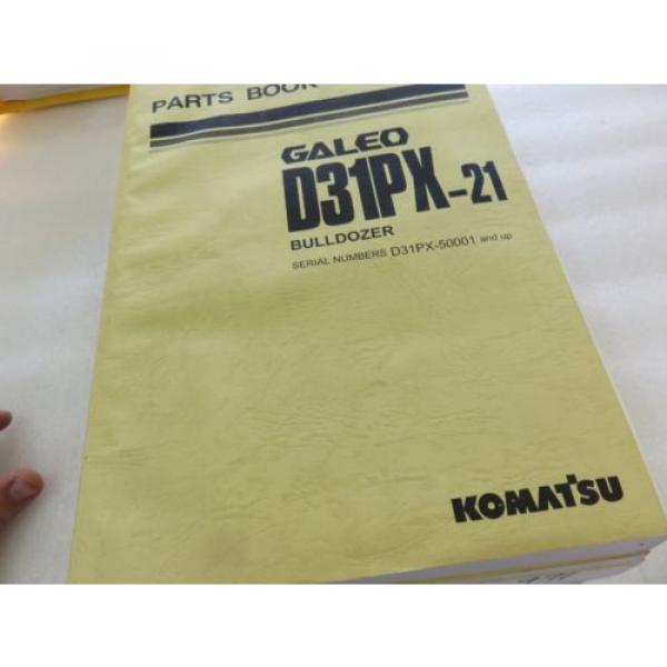 Komatsu - D31PX-21 - Bulldozer Parts Book Manual PEPB088300 #3 image