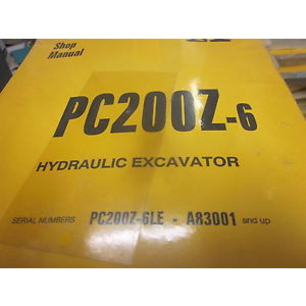 Komatsu PC200Z-6 Hydraulic Excavator Repair Shop Manual #1 image