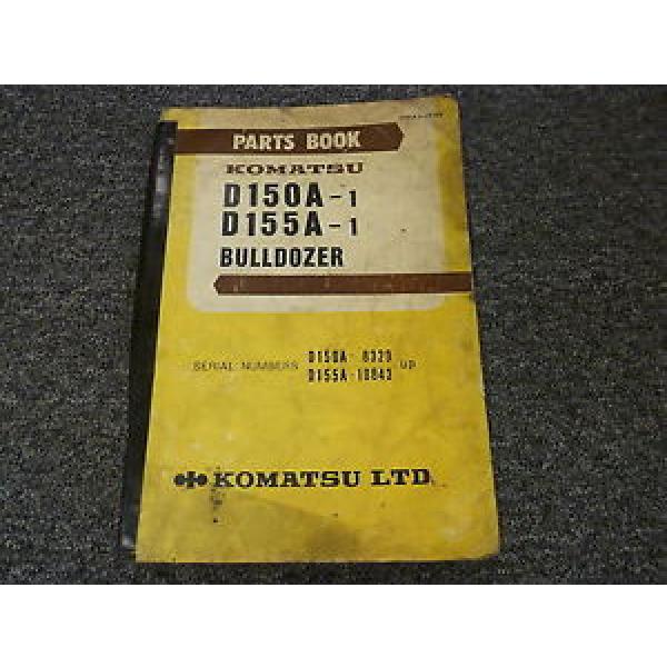 Komatsu D150A-1 D155A-1 Bulldozer Dozer Parts Catalog Manual #1 image