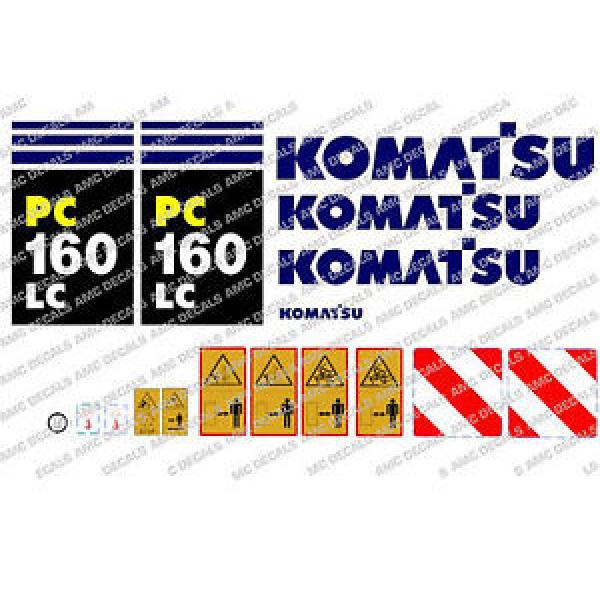 KOMATSU PC160LC -7 DIGGER DECAL STICKER SET #1 image