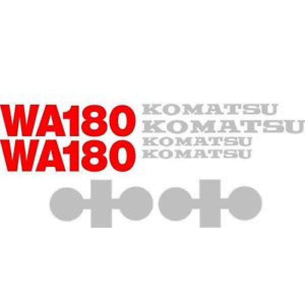 New Komatsu Wheel Loader WA180 Decal Set with 20&#039; x 1 1/2&#034; White Stripe #1 image