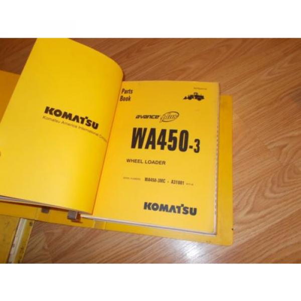 Komatsu WA450-3MC A31001~UP PARTS OPERATION &amp; MAINTENANCE MANUAL WHEEL LOADER #3 image