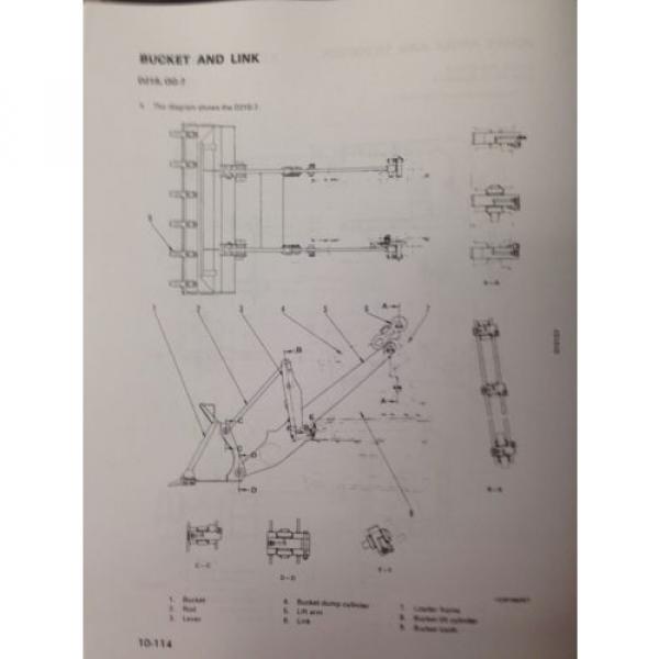Komatsu D20P-7 D21A-7 D21PG-7A Dozer Shop Service Repair Manual SEBM001408 #6 image