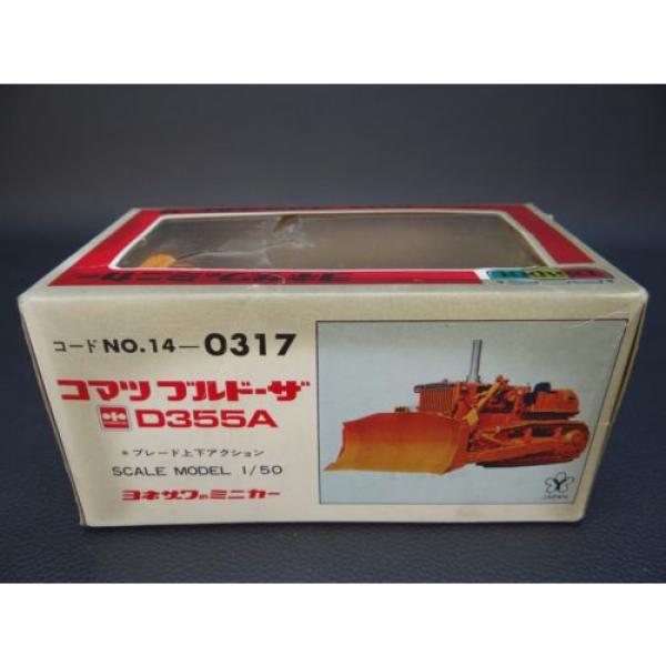 Komatsu Yonezawa Toys Diapet D355A Bulldozer 1/50 - Made in Japan w/ Box #11 image