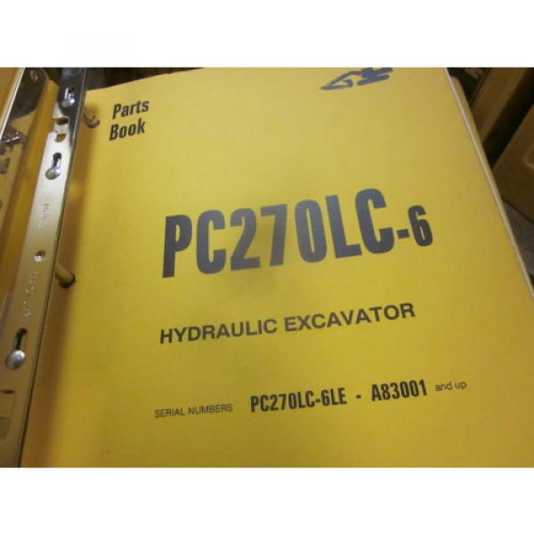 Komatsu PC270LC-6 Hydraulic Excavator Parts Book Manual #2 image