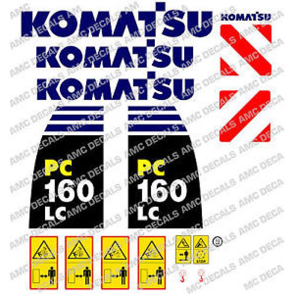 KOMATSU PC160LC -8 DIGGER DECAL STICKER SET #1 image