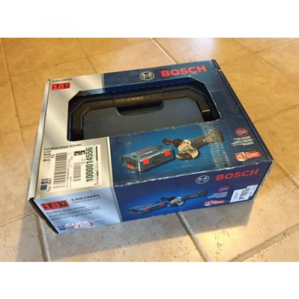 Brand New Bosch CAG180BL Angle Grinder 18V Li-Ion 4-1/2&#034; w/ L-BOXX (Tool Only) #1 image
