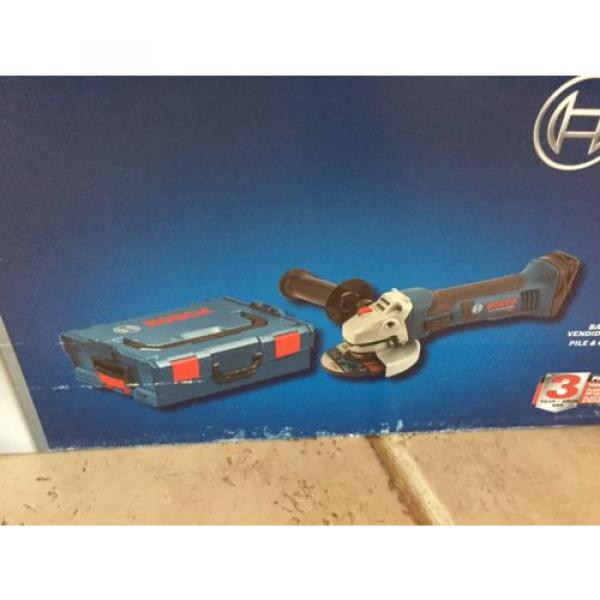 Brand New Bosch CAG180BL Angle Grinder 18V Li-Ion 4-1/2&#034; w/ L-BOXX (Tool Only) #3 image