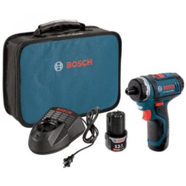 Bosch PS21-2A 12-Volt Max Lithium-Ion 2-Speed Pocket Driver Kit With 2 Charger #1 image