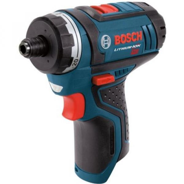 Bosch Li-Ion Pocket Driver/Drill Cordless Power Tool-ONLY 1/4in 12V PS21BN BLUE #1 image