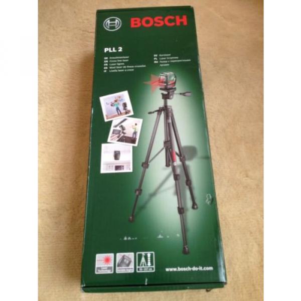 Brand New Bosch PLL-2 Self Level Cross Line Laser Level with Tripod #2 image