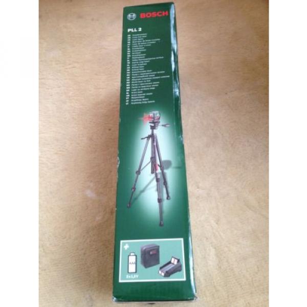 Brand New Bosch PLL-2 Self Level Cross Line Laser Level with Tripod #3 image