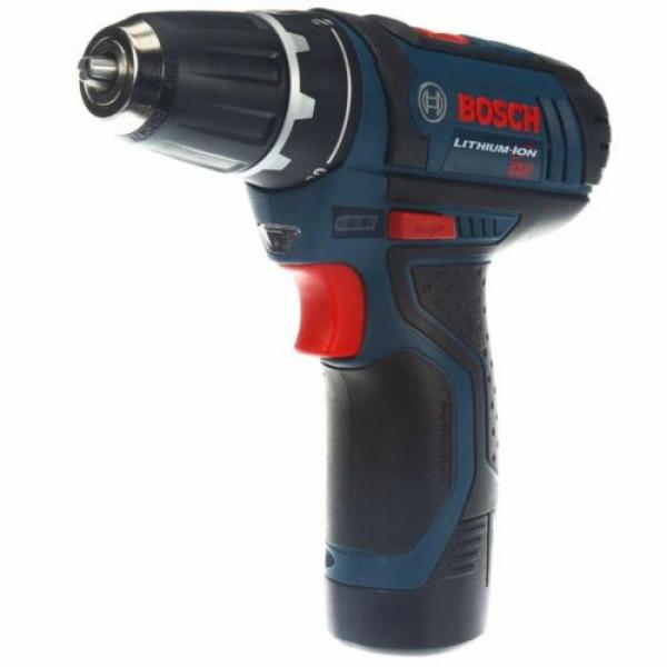 Bosch 12 Volt Lithium ion Cordless Electric Variable Speed Drill Driver Kit #2 image