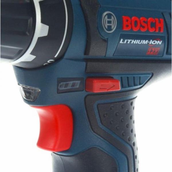 Bosch 12 Volt Lithium ion Cordless Electric Variable Speed Drill Driver Kit #5 image