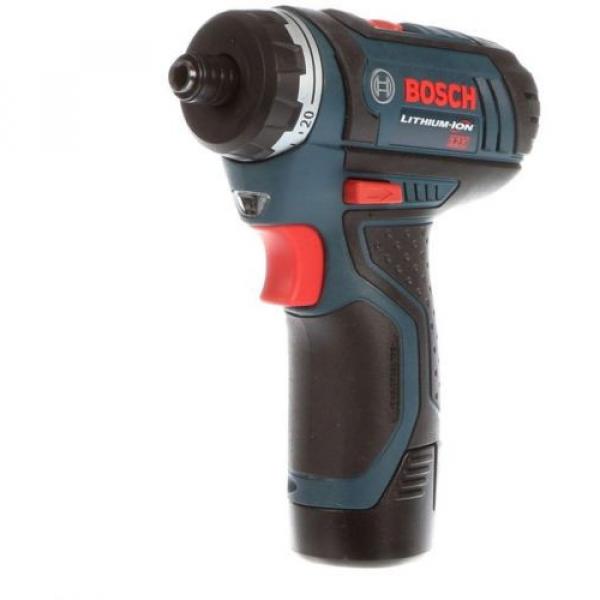 Bosch Li-Ion Pocket Driver/Drill Cordless Power Tool-ONLY 1/4in 12V Hex PS21-2A #2 image