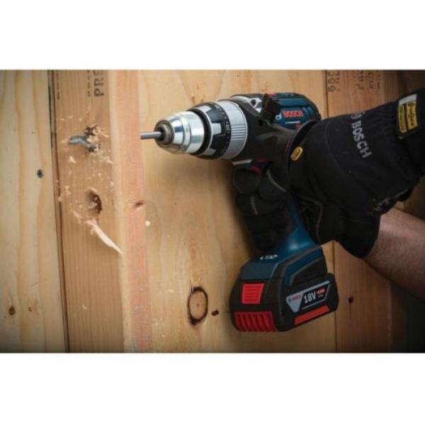 Bosch Lithium-Ion 1/2in Hammer Drill Concrete Driver Kit Cordless Tool-ONLY 18V #3 image