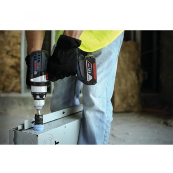 Bosch Lithium-Ion 1/2in Hammer Drill Concrete Driver Kit Cordless Tool-ONLY 18V #4 image