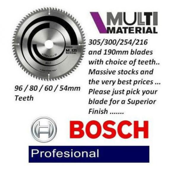 Bosch Multi Material Sawblades THE RANGE 305/300/254/216/190mm #1 image