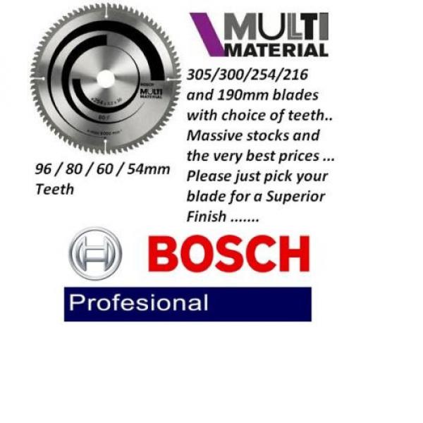 Bosch Multi Material Sawblades THE RANGE 305/300/254/216/190mm #2 image