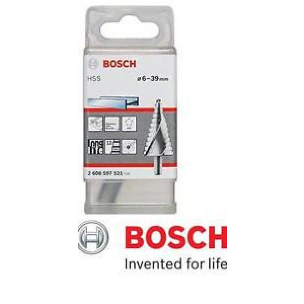 Bosch HSS LONG LIFE 6 to 39MM STEP DRILL SPIRAL FLUTE STEP DRILL #1 image