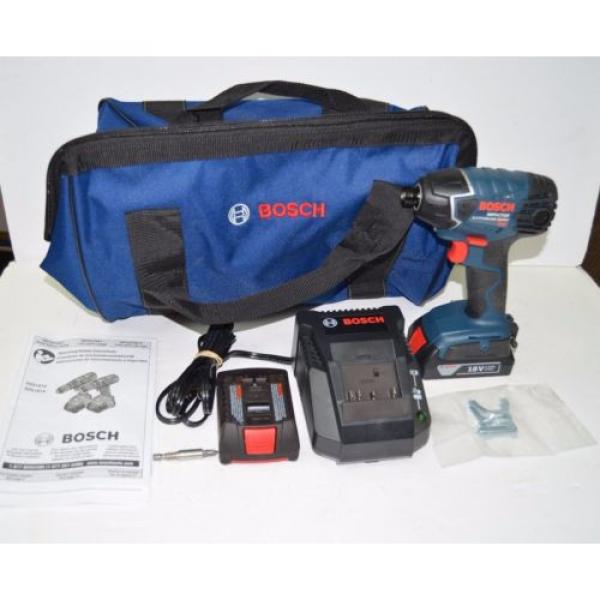 Bosch 25618-02 18-Volt Lithium-Ion 1/4-Hex Impact Driver Kit with 2 Batteries #1 image