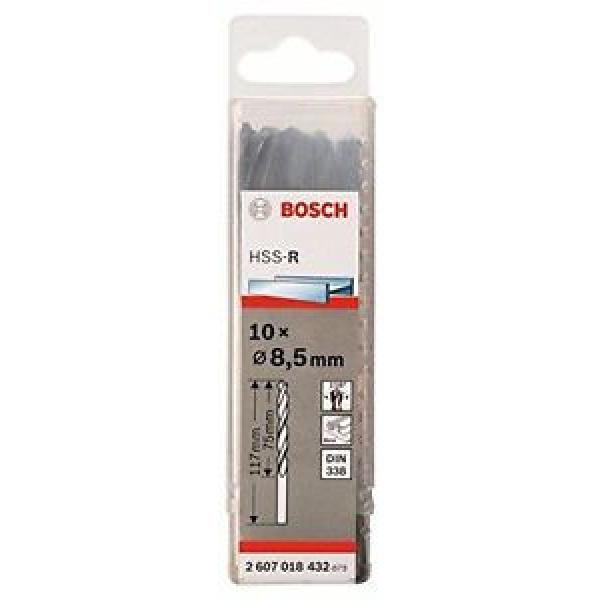 Bosch Metal drill bits HSS-R. DIN 338 8.5 x 75 x 117 mm 2607018432 #1 image