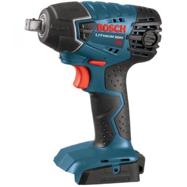 Bosch 18 Volt Lithium-Ion Cordless Electric 1/2 in. Impact Wrench with LED #1 image