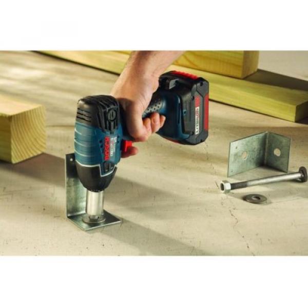Bosch 18 Volt Lithium-Ion Cordless Electric 1/2 in. Impact Wrench with LED #2 image