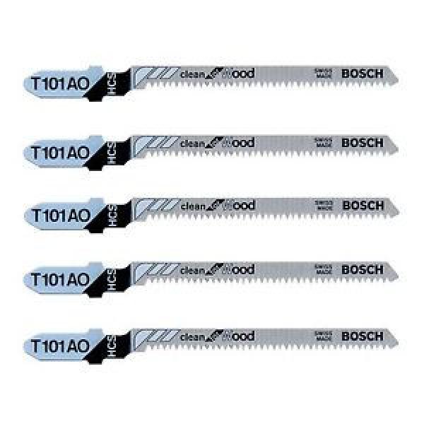 Bosch T101AO Hard Wood Jigsaw Blades Pack of 5 Designed for Wood #1 image