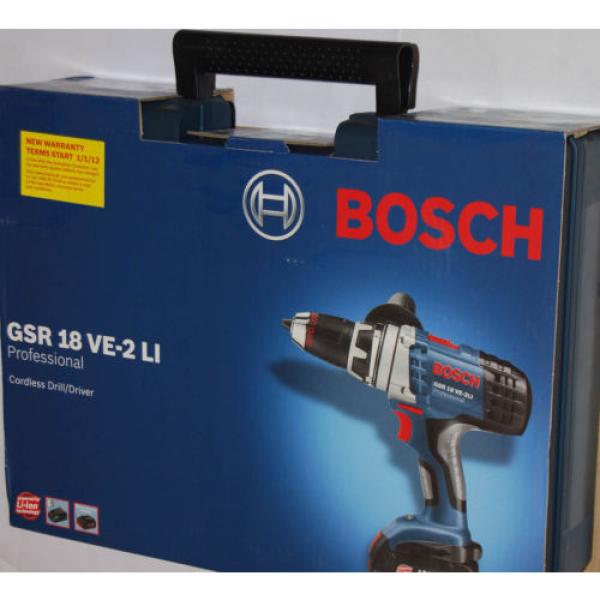 Bosch cordless drill/Driver 18V Li Heavy duty GSR18VE-2LI #1 image