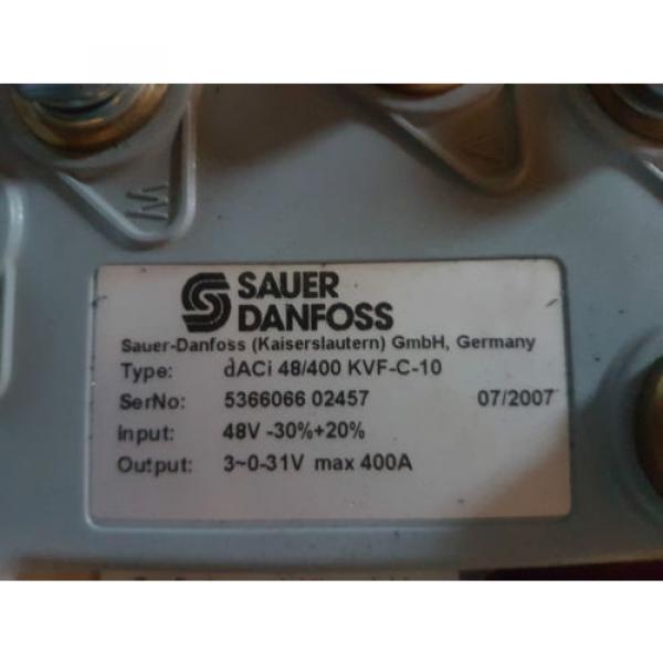 dc/ac controller Sauer Danfoss daci 48/36 3 phase ac kvc-c-10 #2 image