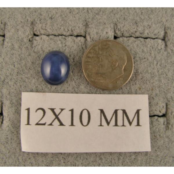 MEN&#039;S 12X10MM 5+CT LINDE LINDY CRNFLWR BLUE STAR SAPPHIRE CREATED 2NDS TIE TACK #4 image