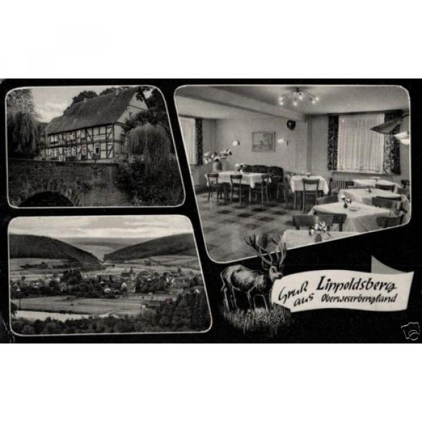18032/ Foto AK, Gruß aus Lippoldsberg, Gast und Pensionshaus zur Linde, ca.1955 #1 image