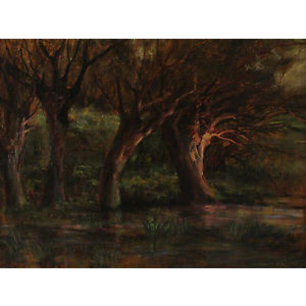 Wilhelm BLANKE 1873 - 1936 - Paisaje con árboles Linde del bosque #1 image