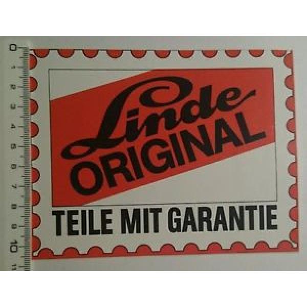Aufkleber/Sticker: Linde Original teile mit Garantie (190616147) #1 image