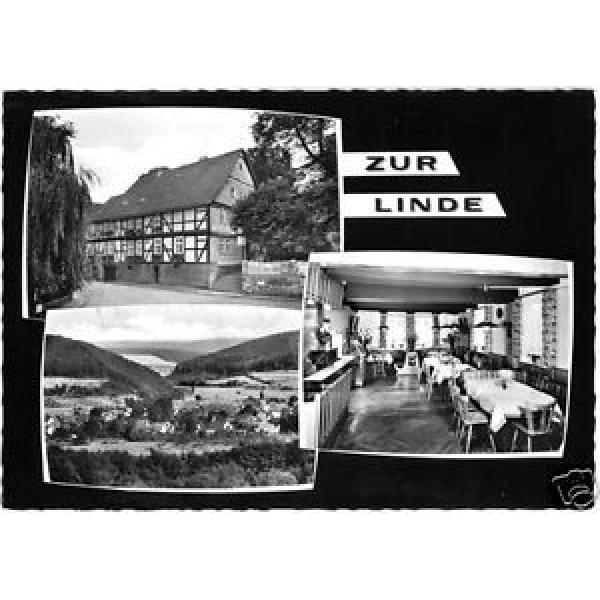 AK, Lippoldsberg Oberweserbergland, Gasthof Zur Linde, drei Abb., um 1965 #1 image