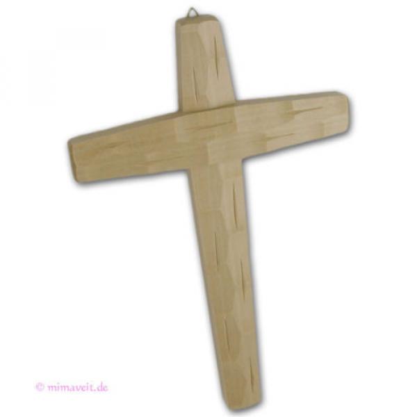 Holzkreuz Wandkreuz Kreuz aus Linde Holz in schlichter Eleganz #2 image