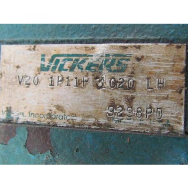 Vickers V20 1P11P 3C20 LH Hydraulic Pump #2 image