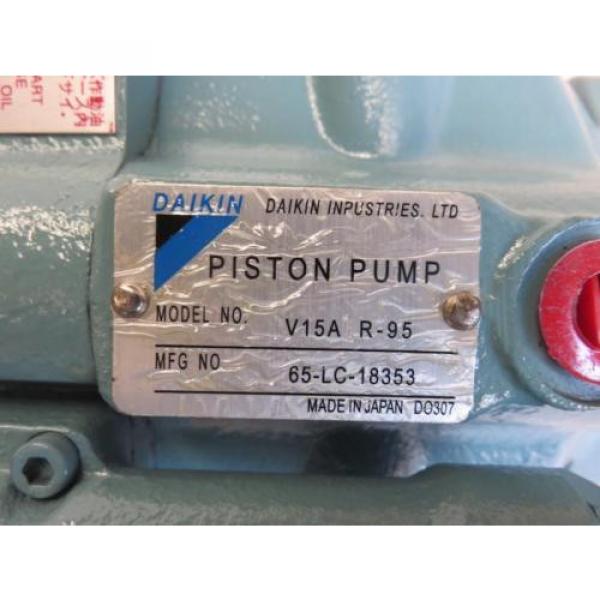 Origin DAIKIN Piston Pump V15A R-95 65-LC-18353 + Cylinder Block PV90R100 NIB #4 image