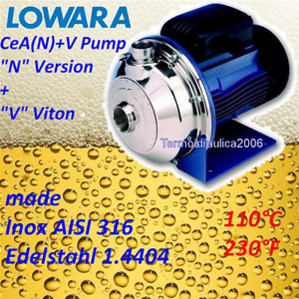 Lowara CEA AISI316+V Centrifugal Pump CEA370/3N/C+V 1,85KW 2,5HP 3x400V 50HZ Z1 #1 image