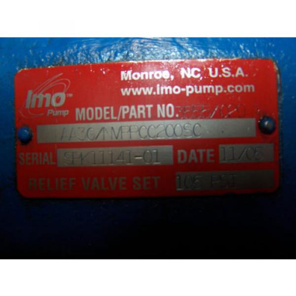 NEW IMO 3&#034; SUCTION 2&#034; DISCHARGE HYDRAULIC  PUMP AA3G/NVPPCC200SC #7 image