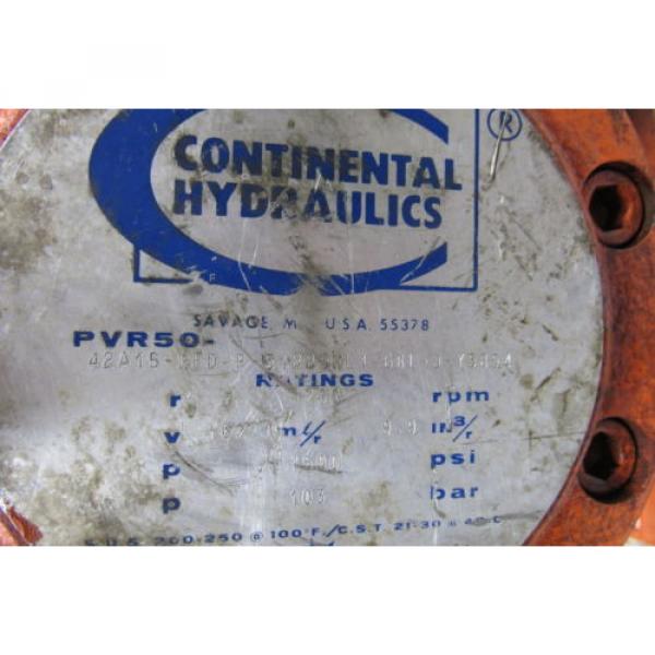 Continental Hydraulics PVR5042A15-RFD-P-518B5HL1 Hyd Pressure Comp. Vane Pump #6 image