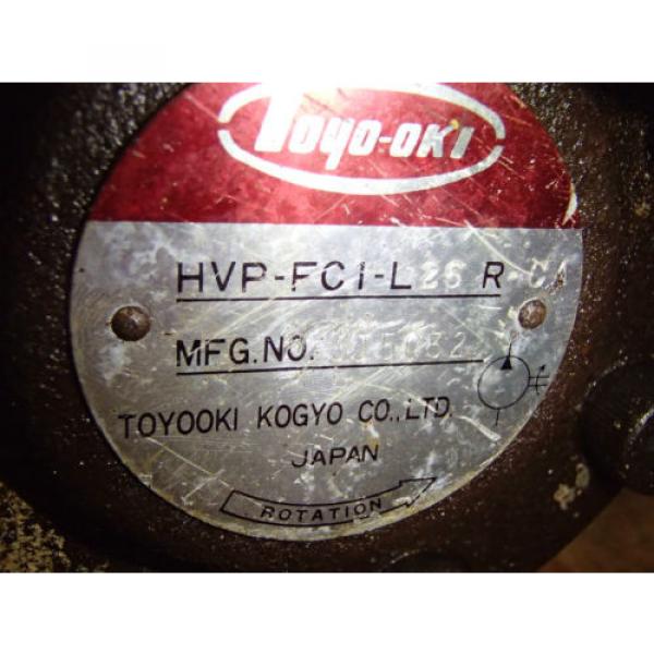 Toyo Oki Hydraulic Pump HVP-FC1-L26R-CA _ 3J5-032 _ HVPFC1L26RCA #5 image